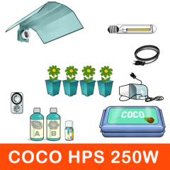 Kit Coltivazione Coco 250W - Max 4 Piante