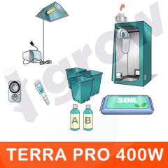 Kit Indoor Terra 400W Pro