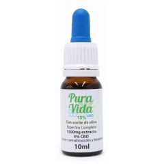 Pura Vida Aroma Oil Di CBD 10 ml 15% Con Olio Di Oliva (1500 mg)